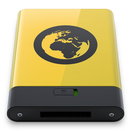 Yellow Server Icon 512x512 png